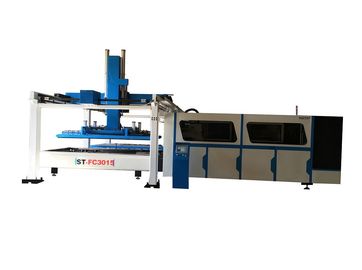 Çin Yükleme ve boşaltma sistemi ile tam otomatik CNC metal fiber lazer kesim makinesi Tedarikçi